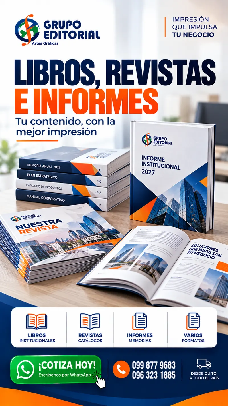 Libros, revistas e informes institucionales